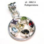 925 sterling silver green peridot high fashion jewelry pendant